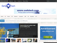 Tablet Screenshot of owlstech.com